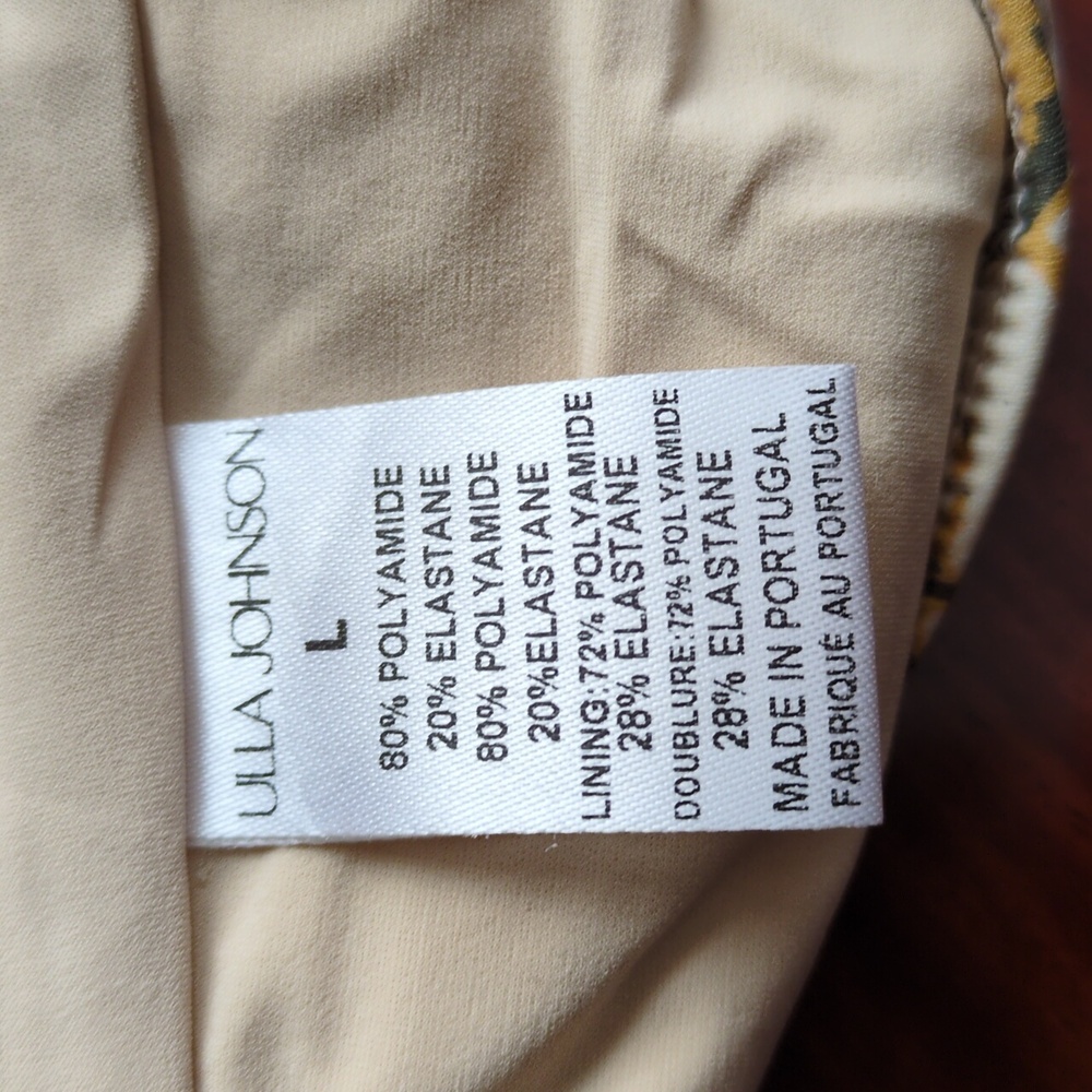 Ulla Johnson Bikini Set In Citrus Size L/XL - Picture 9 of 12